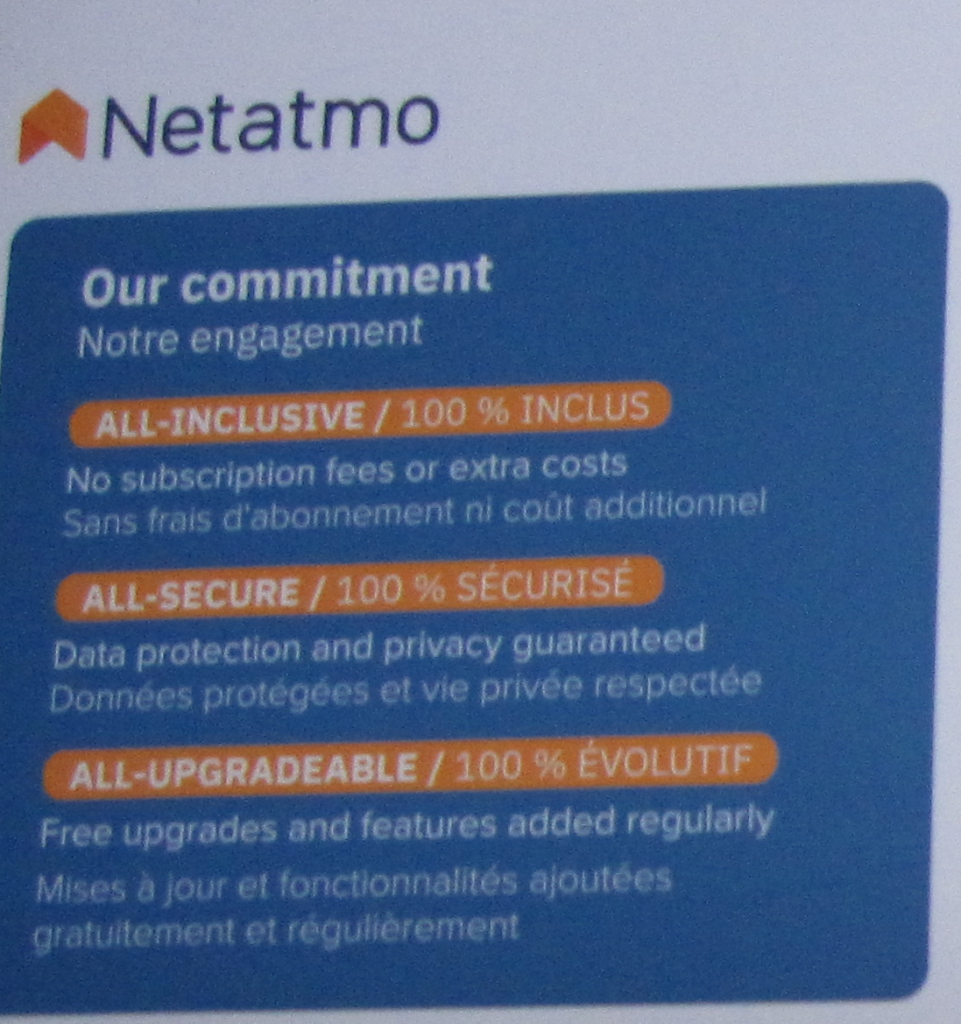 détails packaging Netatmo #1