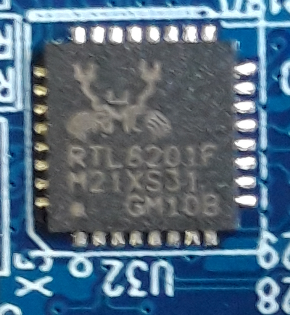 Composant RTL8201F-M21XS3 de chez Realtek